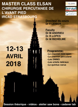 cours IRCAD ELSAN 2018