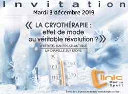 CRYOTHERAPIE, EFFET DE MODE OU REVOLUTION ?